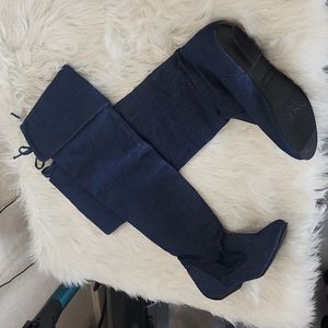 New denim Over the knee Forever Winter Boots